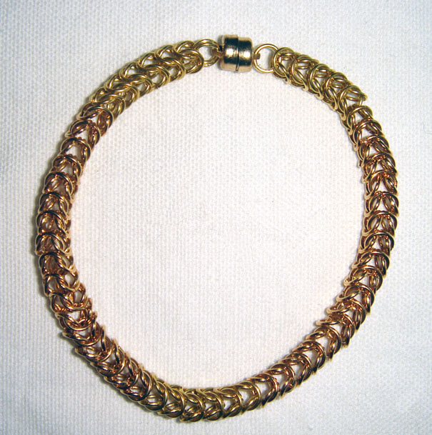 Brass Queen's Chain Bracelet