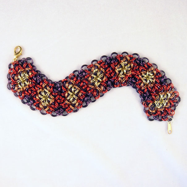 Fiery Diamond Japanese Bracelet