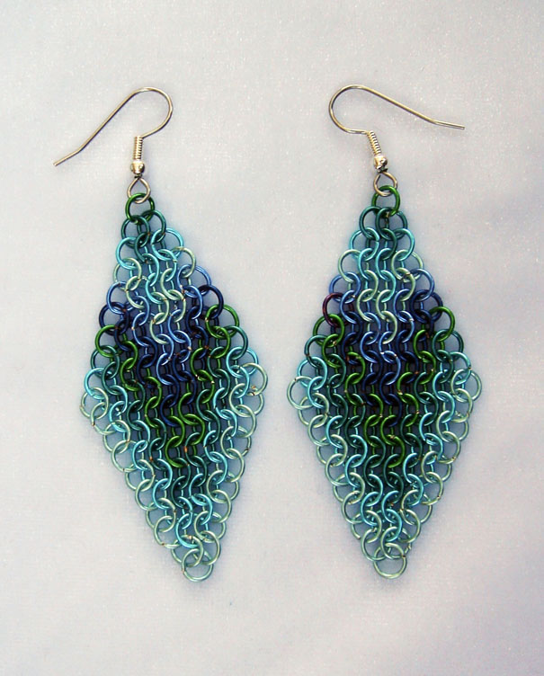 Tropical Waters European-Four Earrings